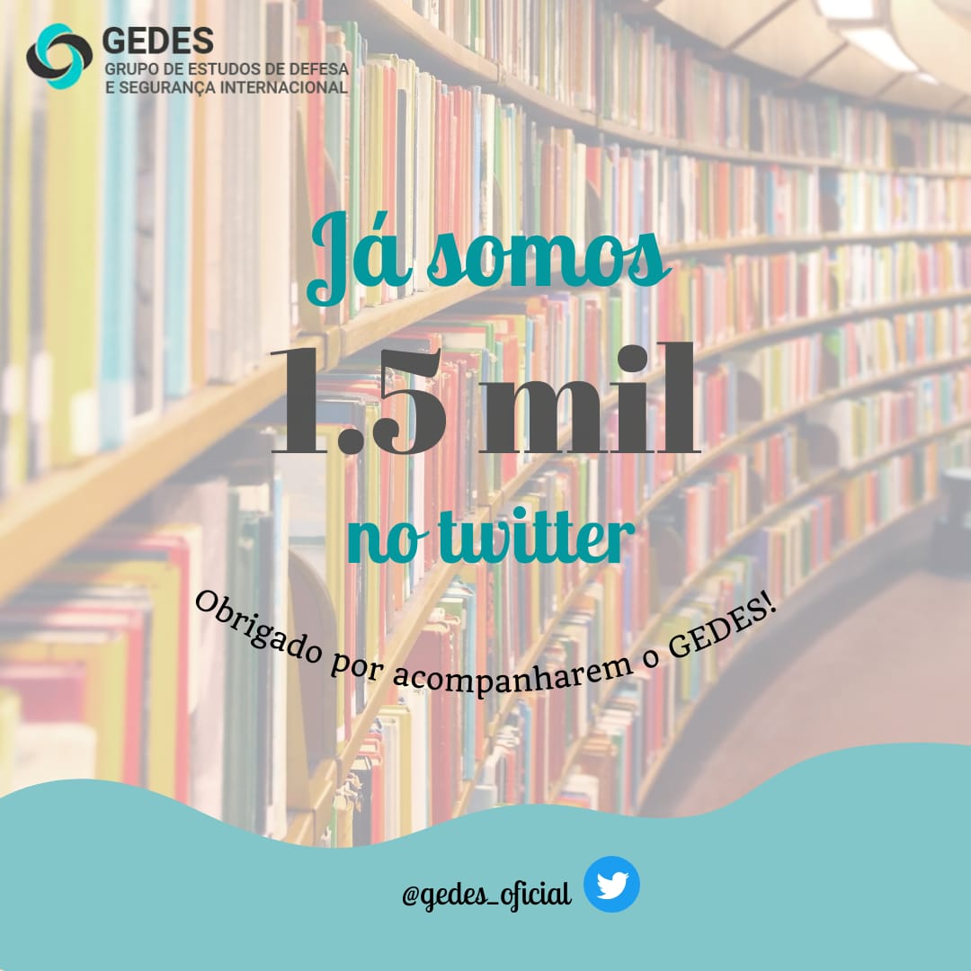 Já somos mais de 1.500 seguidores nesta rede social! 📚🥳 Agradecemos a todas e todos que acompanham o <a href="/gedes_oficial/">GEDES</a> !
