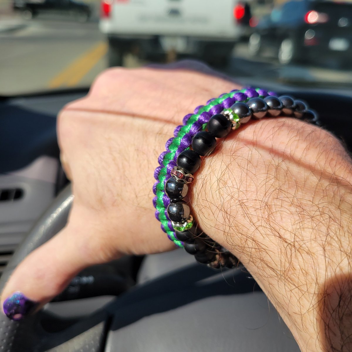 Do you wear bracelets?  What colors would you want?  <a href="/SmokeyKustoms/">SmokeyKustoms</a> makes some beautiful ones!!! These are my favorite @SmokedUpGoddess thank you!