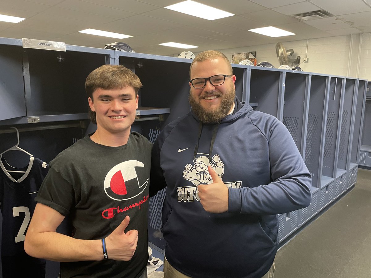 After an amazing visit and conversation with <a href="/joebuehler_lvc/">Joe Buehler</a> I am very excited to announce I have received my first offer from Lebanon Valley College! <a href="/CoachIreland00/">Peter Ireland</a> <a href="/LVCFootball/">LVC Football</a> <a href="/CoachDrake31/">J.R. Drake</a> <a href="/CoachStephenWCE/">Coach Stephen</a> <a href="/WCEastFootball/">WC East Vikings Football</a>