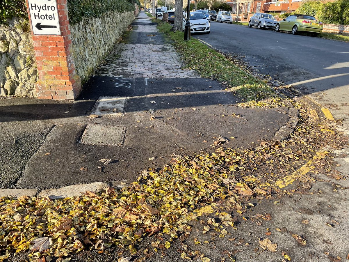 DowsingJustine's tweet photo. @MalcolmBacchus @civic_voice @Graham_Galpin @createstreets @WakefieldCivicS @EpsomCivicSoc @LeedsCivicTrust @CheltCivicSoc @AllAmericaCity @profcathyparker @HistPlacesRob Keep complaining! 💪 As rep of my civic society I’ve got dialogue now with the local CCHighways dept - I keep being told there’s no money but I’ve had some success too - I managed to get this black tarmac drop kerb reversed and the bricks returned: https://t.co/WdKkrdzsFu