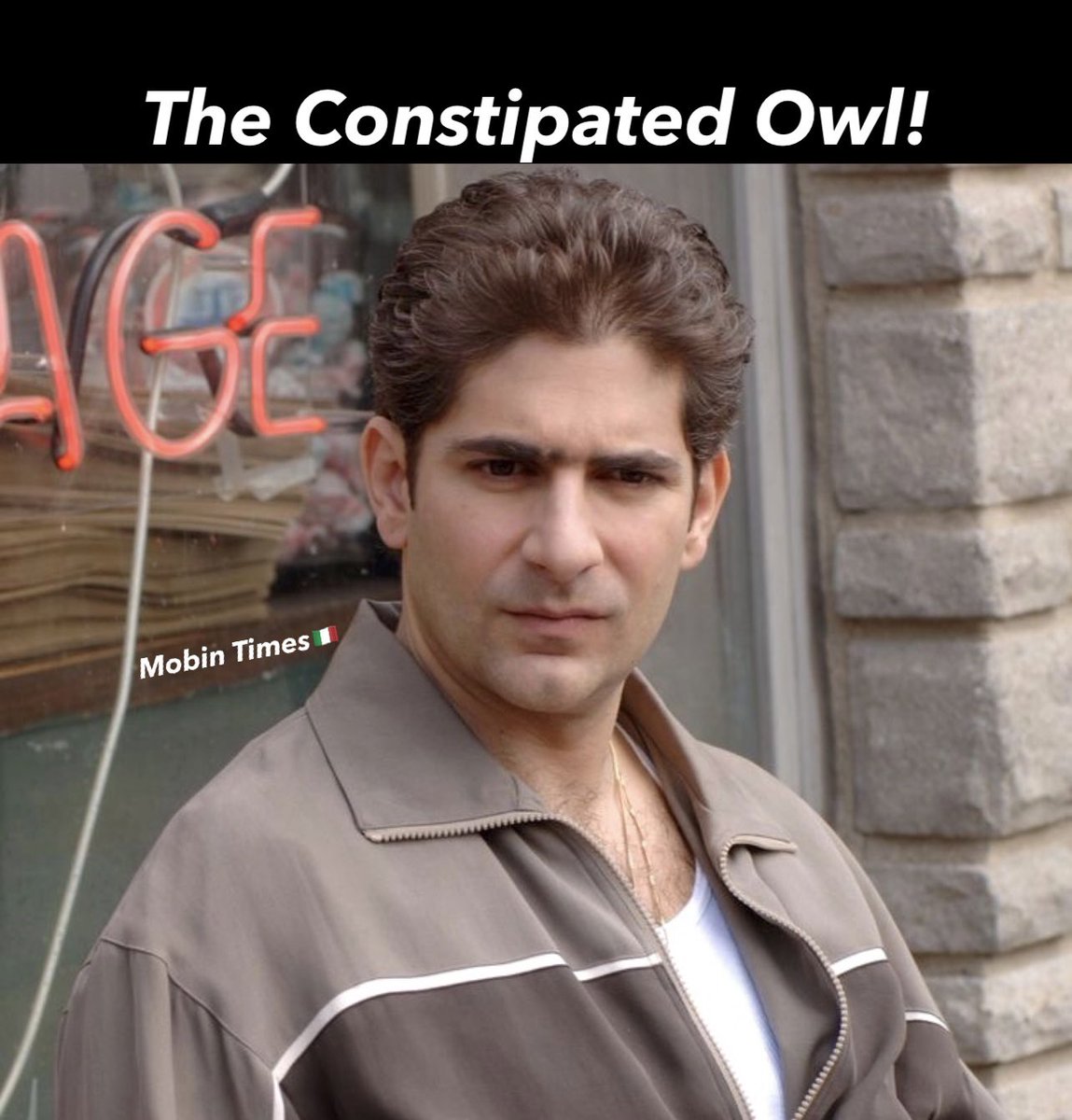 Hoot Hoot!🦉 #MobinTimes #StayMobin #MT #Mobin #TheSopranos #MobinTimesOriginal #ChristopherMoltisanti #Sopranos #Owl #Mob #Mafia #Gangster #Wiseguys #Mobster #MadeMen #Made #OC #Omerta #Like #Share #Follow #Comment #Retweet @talkingsopranos