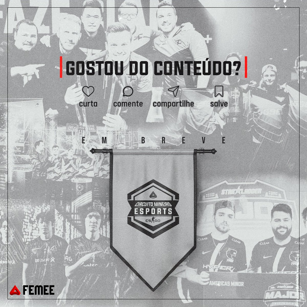 femeeoficial's tweet photo. #FEMEE #MinasTemEsports https://t.co/r6nkqn8SPA