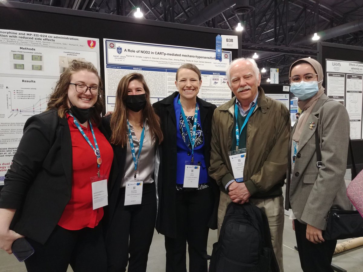 Fatma Mufti فاطمة المفتي (@fatma_mufti) on Twitter photo Happy that we got to take a photo with the President of <a href="/APSPhysiology/">American Physiological Society</a> Dr.Samson ( <a href="/WillisakaRick/">Willis Samson</a> ) & Dr.Yosten ( <a href="/glcyosten/">Dr. Gina L. C. Yosten</a> )
#expbio #EB2022
<a href="/PharmPhysSLU/">SLU Department of Pharmacology & Physiology</a> Happy that we got to take a photo with the President of <a href="/APSPhysiology/">American Physiological Society</a> Dr.Samson ( <a href="/WillisakaRick/">Willis Samson</a> ) & Dr.Yosten ( <a href="/glcyosten/">Dr. Gina L. C. Yosten</a> )
#expbio #EB2022
<a href="/PharmPhysSLU/">SLU Department of Pharmacology & Physiology</a>