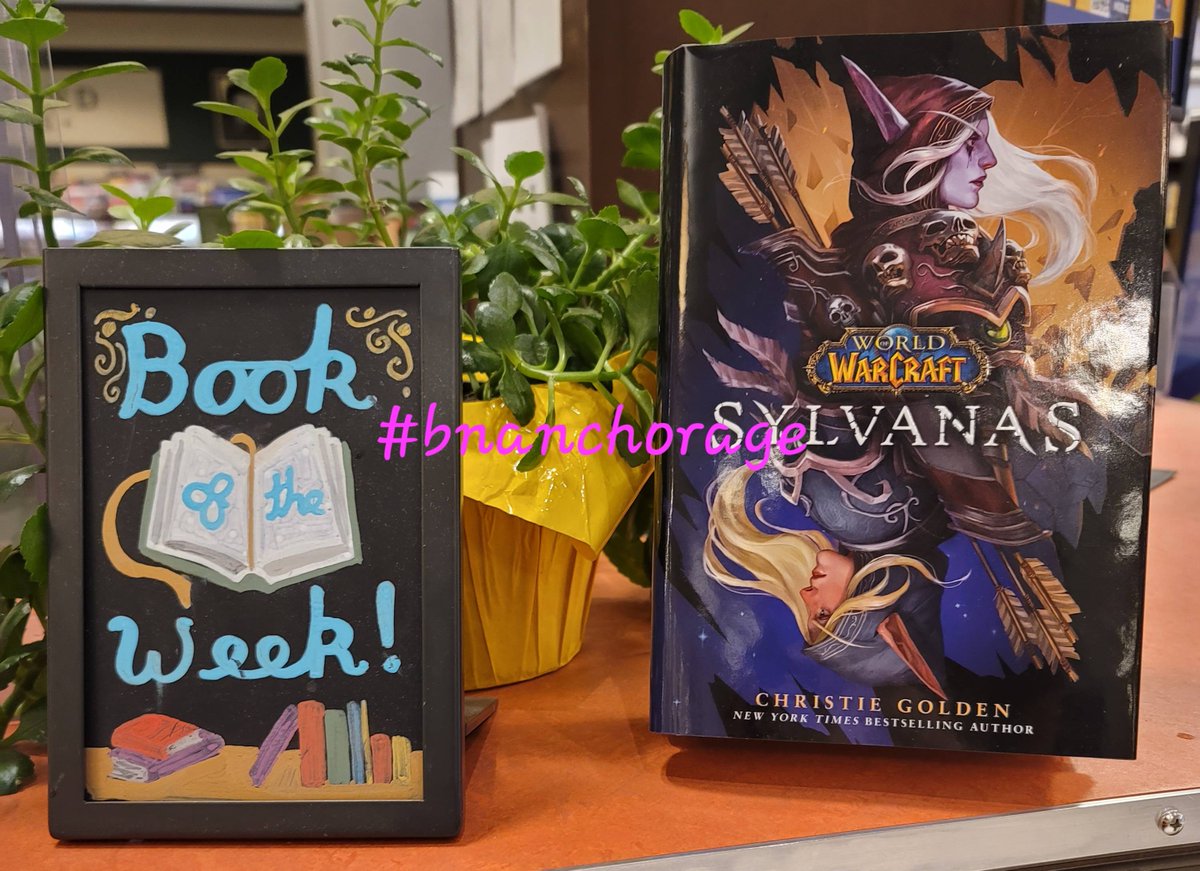 BNAnchorage's tweet photo. Calling all World of Warcraft fans! Check out our Book of the Week.
Sylvanas by Christie Golden
Visit your #bnanchorage and pick up your copy!
#bnbuzz #barnesandnoble #bn #booktalks #booksoftiktok #bookswithfriends #readwithus #worldofwarcraft #WoW #christiegolden #sylvanas https://t.co/GpA9ARIolI