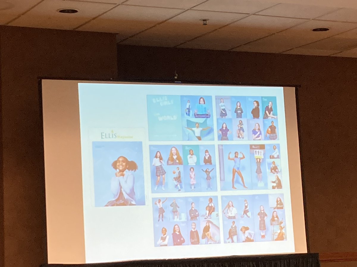 FinePointComms's tweet image. Enjoying this #CASENAIS presentation about @TheEllisSchool “Ellis Girls Shake the World” recruiting campaign. It won three @Inspiredschoolm #BrillianceAwards, including Golds for social media campaign and magazine design. @Zehno