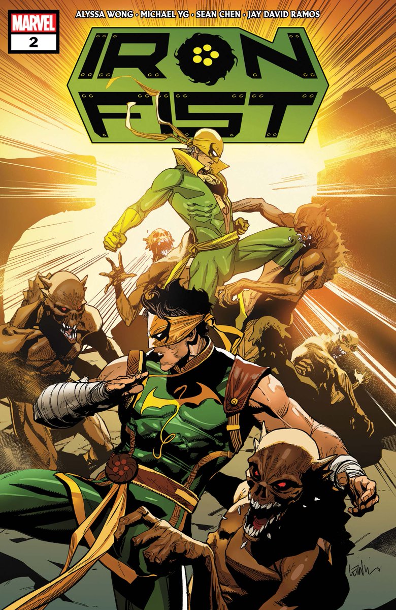 crashwong's tweet photo. IRON FIST #2 came out last week!! Thank you so much to everyone who's read it so far. Hope you're enjoying the ride! 🐉👊🏼 https://t.co/dXOTvZDDQy
