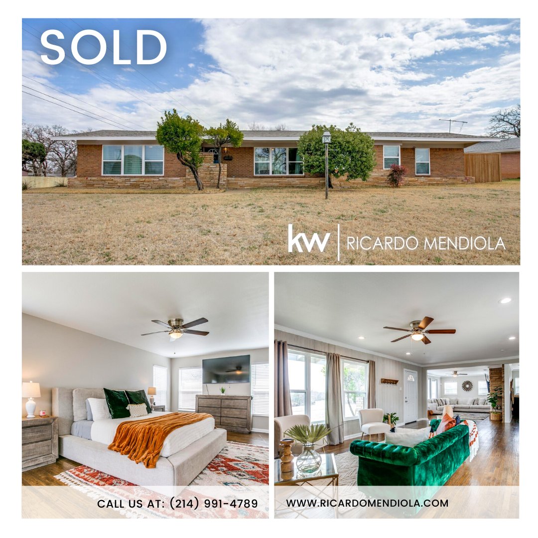 Ricardomendiola's tweet photo. 📢 Another beautiful home SOLD by our team! Congrats, and thank you for allowing us to be a part of this journey with you. 👨👩👦
📞 214-991-4789
https://t.co/uO2mqoYS92
--
#soldbyric #realtor #dfwrealtor #texasrealestate #realestate #invest #creditexpert #msicredit #creditrepair https://t.co/9PKgI8p2op