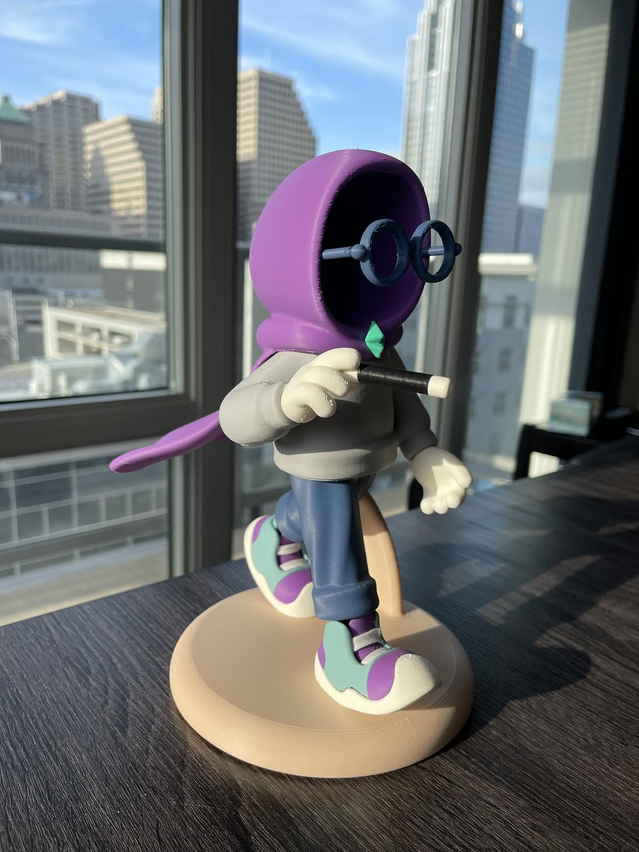 Mono513x's tweet photo. Thank You @popandsicle for this awesome 3D printout of my IF @InvsbleFriends #2922 “Le Magnifique” Jean-Clair Voyant! https://t.co/6HWDea0giN