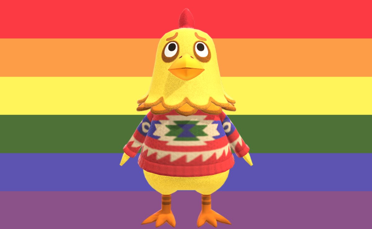 crossingflags's tweet photo. Today's pride flag colorpicked from Animal Crossing is the rainbow pride flag colorpicked from Egbert! https://t.co/siwBO7Q7Sj