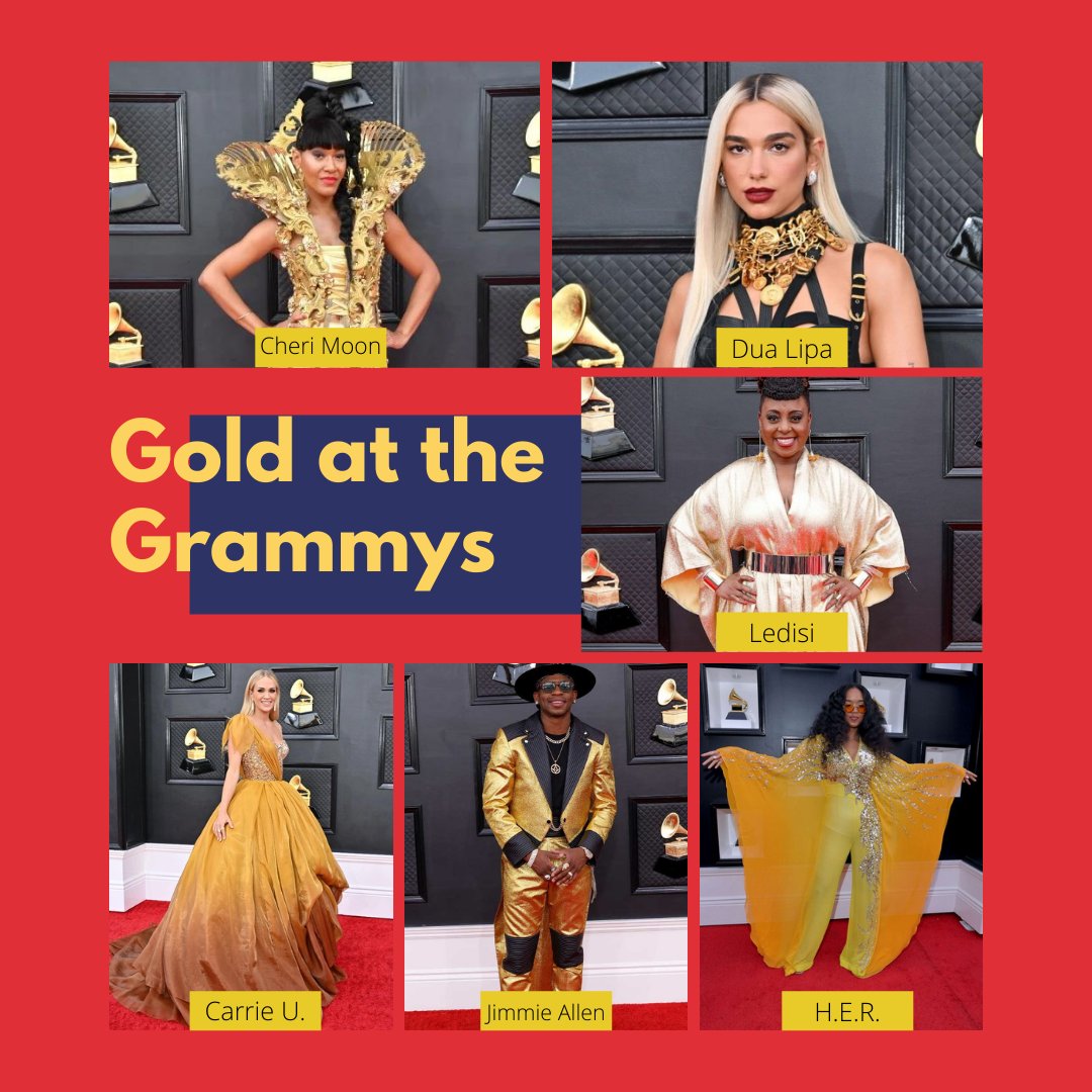 We couldn't help but notice all of the GOLDen looks at this year's Grammy Awards last night 👀 

#gold #goldjewelry #goldfashion #golden #celebrities #grammys #grammyawards #grammyawards2022 #cherimoon #dualipa #ledisi #carrieunderwood #jimmieallen #her