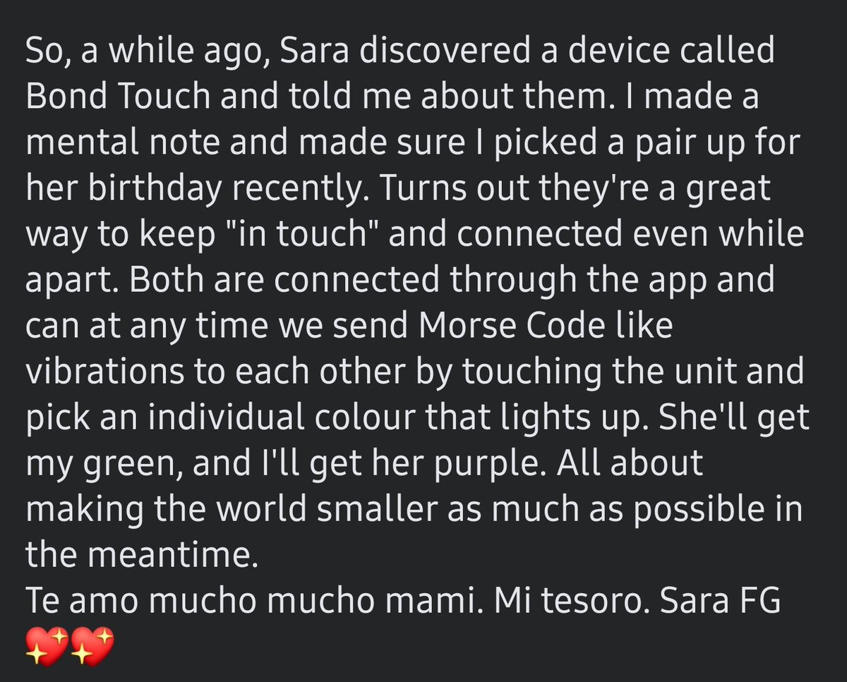 unclechunt's tweet photo. Make the world smaller.
Te amo mucho mi tesoro. 💖💖
@Filthy_Paws
#bondtouch https://t.co/cNa3lQC82h