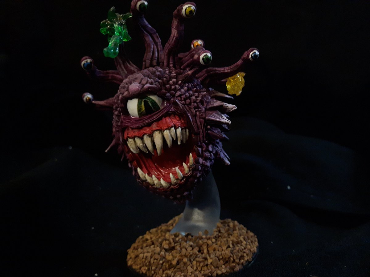 LoachDavid's tweet photo. 👁️ #dnd #miniaturemonday #beholder https://t.co/fH39gR0COH