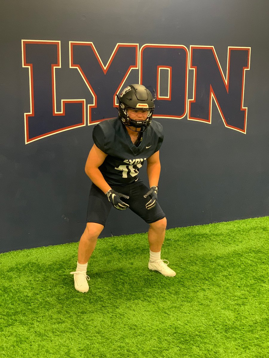 austinswaim6's tweet photo. Extremely blessed to go on my second visit to Lyon College!🙌 Thanks to @LyonHBC @coach_grinde https://t.co/cSq8MJBiBE