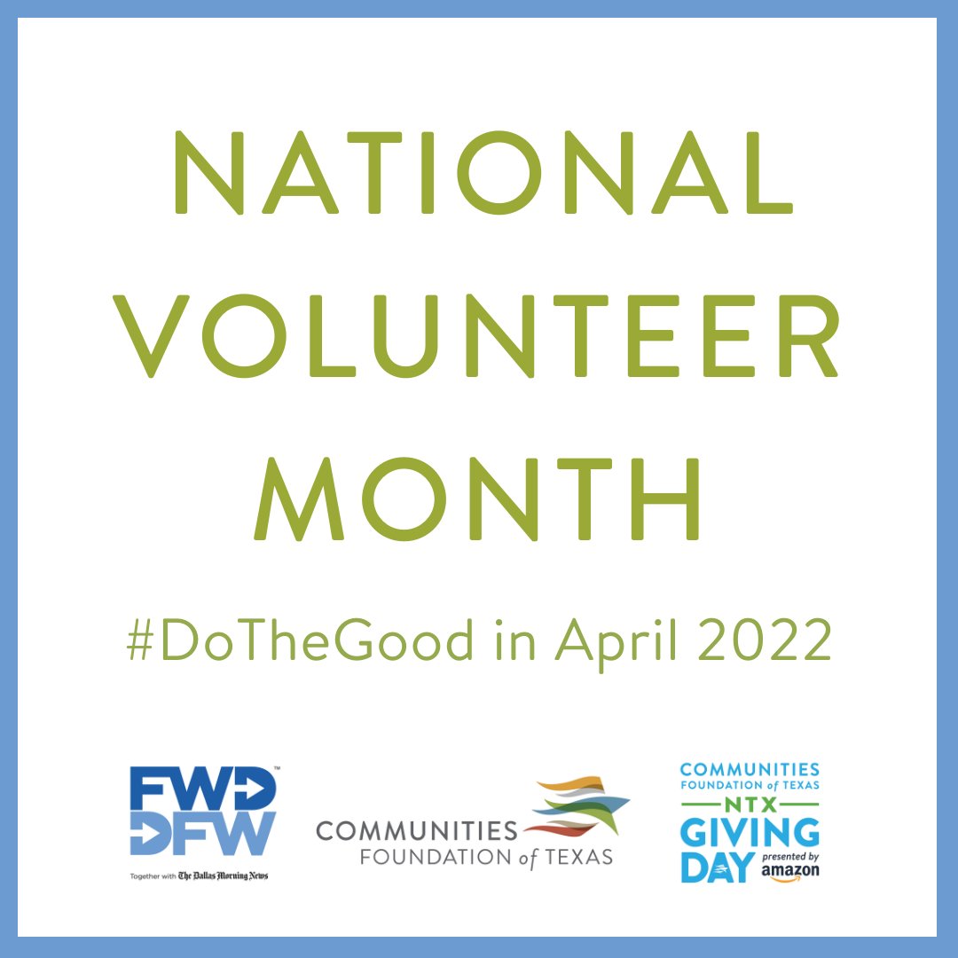 We’re celebrating #NationalVolunteerMonth all April long, and we’ve partnered with @fwddfw and @vomoapp to #DoTheGood together. 
 
Check out our online volunteer hub and explore ways you can serve with your time and talent this month and beyond: NationalVolunteerMonth.VOMO.org