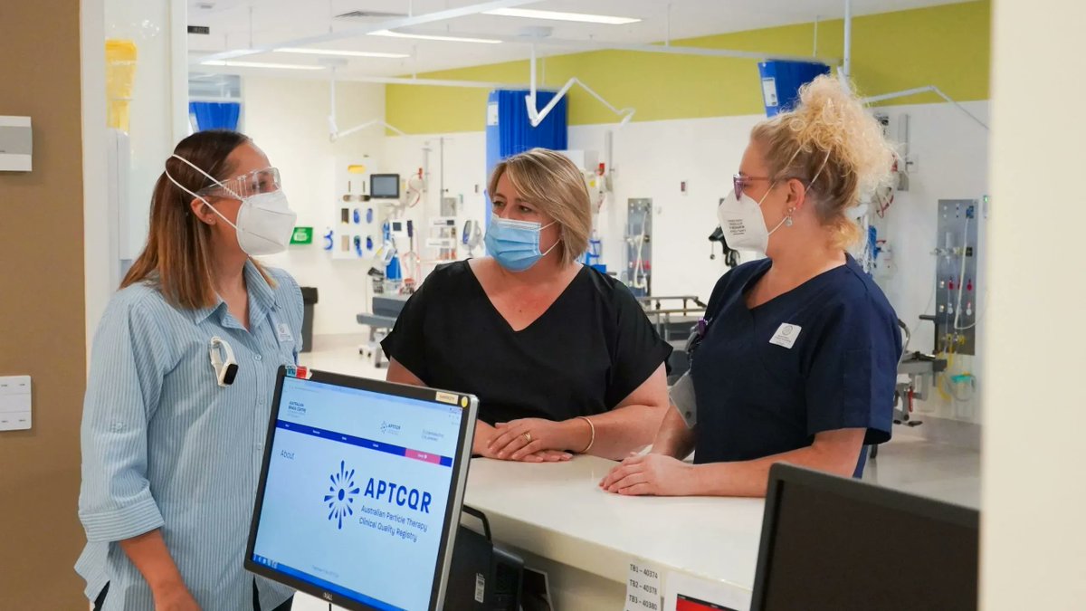 CentralAdlLHN's tweet photo. The Australian Particle Therapy Clinical Quality Registry @AUSBraggProton has launched this week &amp; RAH #radiation #oncology #nurses will be essential to the revolutionary #cancer therapy #research. 

Read more: https://t.co/ZdzflswXFg

#Adelaide #MedTwitter #ProtonTherapy https://t.co/PWtfL6LIwg