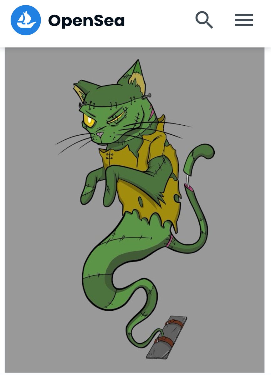 CliperesM's tweet photo. @opensea ive got this Ginie cat zombi and more on @opensea 
link🔻

https://t.co/ejEdYtUSIy https://t.co/zctcKMpHRh