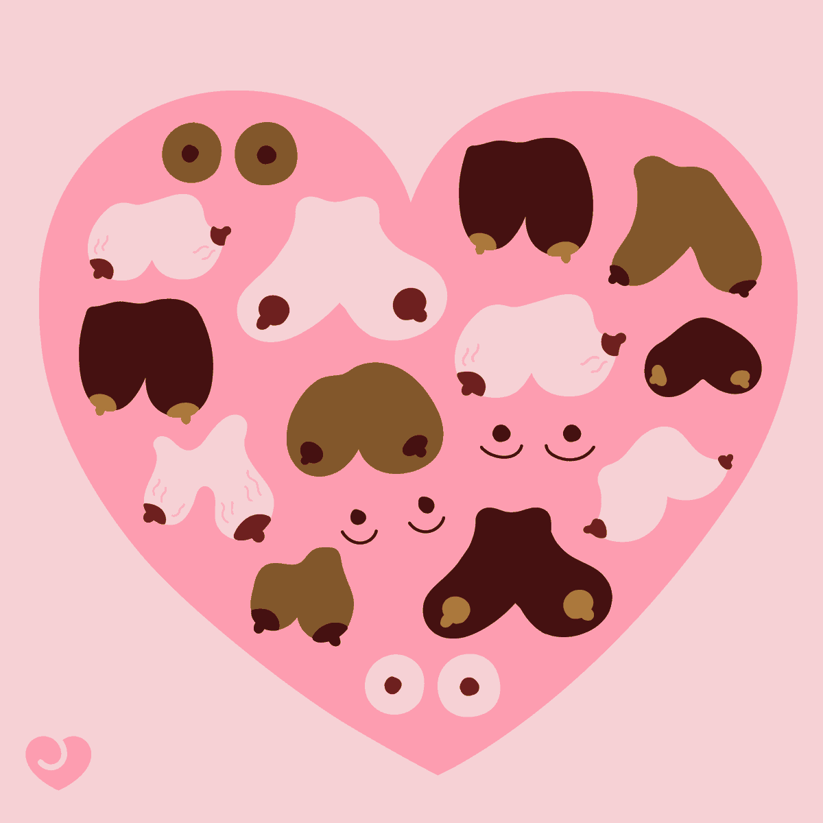 Shout out to all the boobs out there, because they deserve to be loved and appreciated just the way they are! Whether they're big and bouncing, still and scarred or anything in-between, cheers to beautiful boobies 🍈💖 #LovehoneyUSA