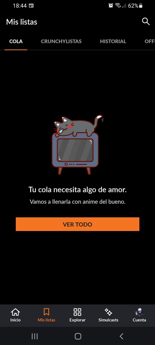 Que te paso #Crunchyroll?