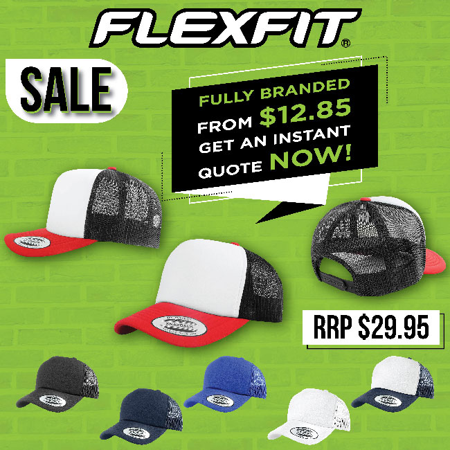 juz1008's tweet photo. That's Crazy!😜 - We love brands and now you can get your logo on our biggest brands!

To celebrate we have secured some amazing pricing on Flexfit Truckers. 
https://t.co/kTQtP2aBBs https://t.co/NdWUafT5Gc