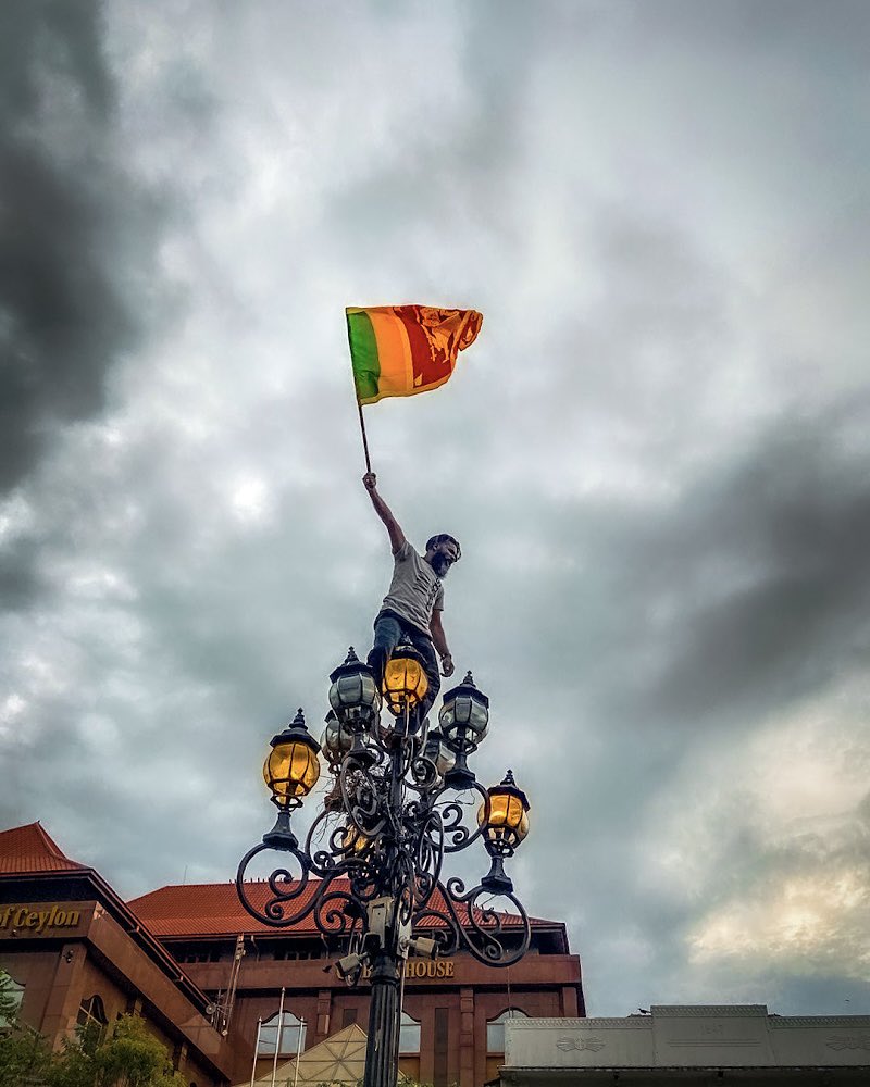 sheikafzal43's tweet photo. Power to people 🙌❤️ we call out for justice until it’s done! We’re united as one nation! All we need is #GoHomeRajapakshas #GoHomeGota #EnoughIsEnough #Kandy https://t.co/9KQUayl9iM