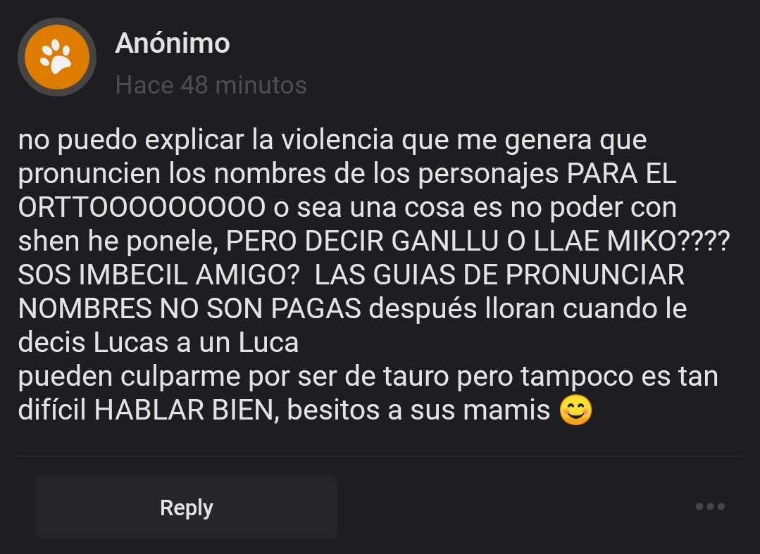 GENSHINTWT Confesiones on Twitter "hablo español no hablo japones o