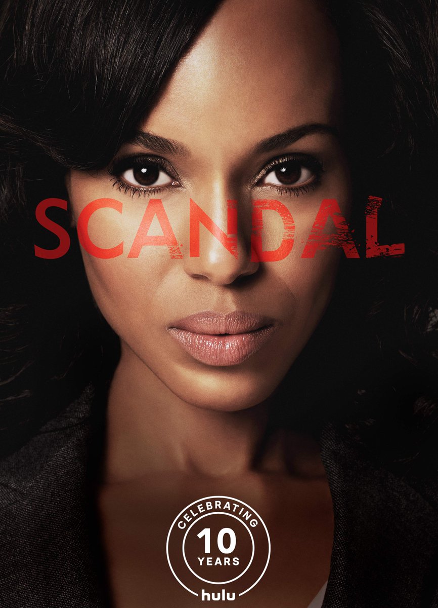 Cheers to a decade of choosing Olivia! Grab a bottle of red wine, a bowl of popcorn, and stream Scandal on @Hulu today! 🍿🍷⚔️  To celebrate, save 15% off Scandal merch at the ABC Shop with code GLADIATOR - Valid 4/5 - 4/7/2022 shopabctv.com/collections/sc…
