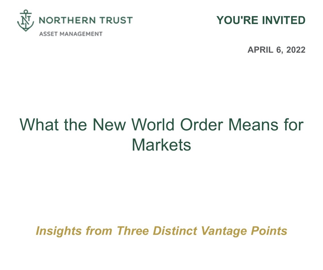 DowdEdward's tweet photo. Got this from a friend… “New World Order” is now part of the investment vernacular…is it still a conspiracy theory? https://t.co/exMQyzQvoz