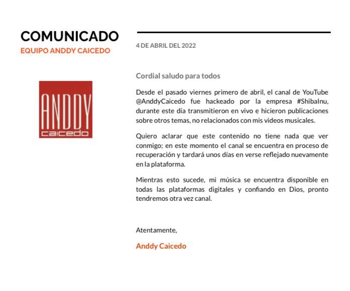 Información importante: