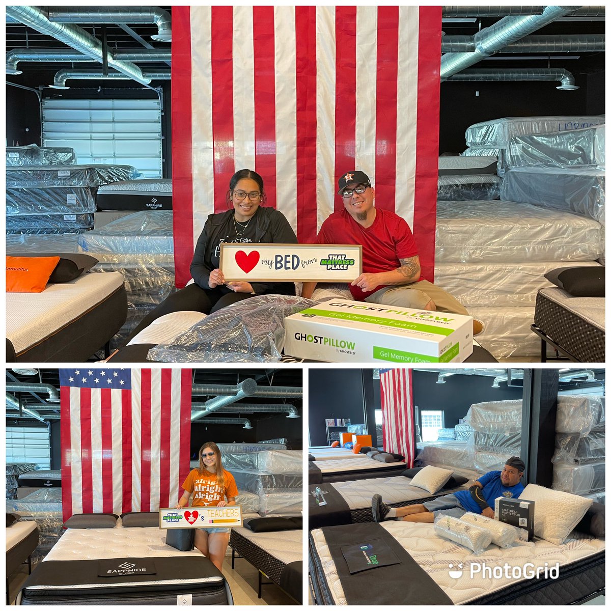 ThatMattressCC's tweet photo. New location is all set up. Thank you to our first customers at this location. https://t.co/FWOkIuhRB3