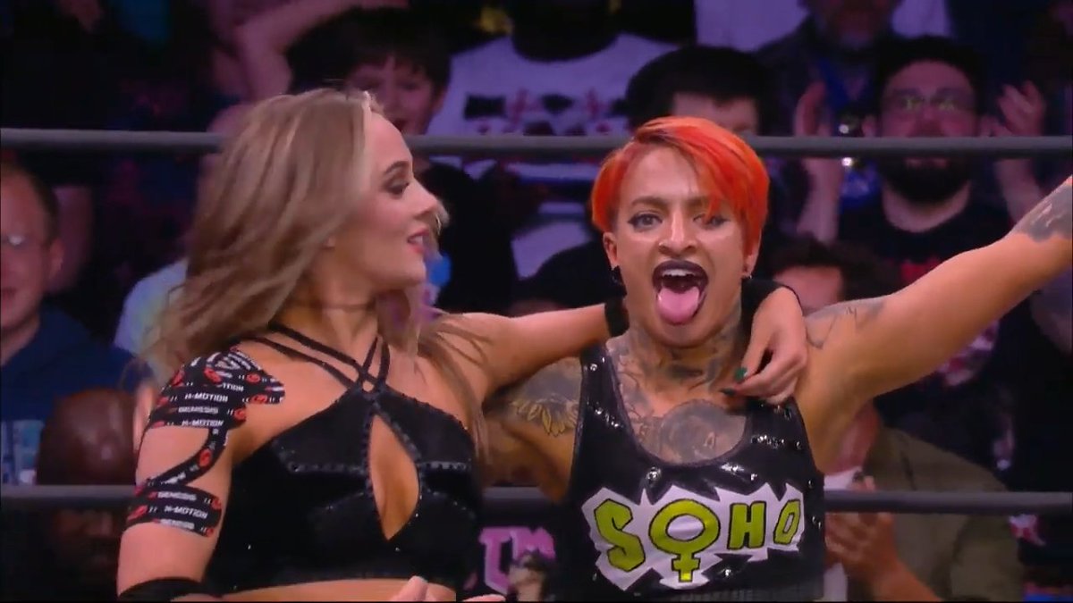 Ms_Bad_Jedi's tweet photo. #RubyJay pick up the win over Diamante and Ashley D'Amboise!
#AEWDarkElevation https://t.co/7bDe51PJ4l