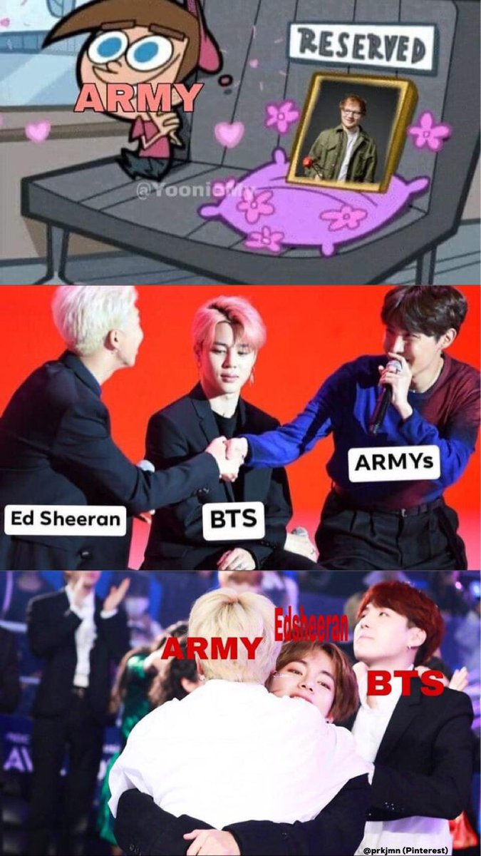 Scorpio46764102's tweet photo. Kim Namjoon, Kim Seokjin, Min Yoongi, Jung Hoseok, Park Jimin, Ed Sheeran, Jeon Jungkook #EdSheeran #Edsheeranoppa #EdsheeranIsTheBoyOfArmy https://t.co/e7ahRdWjpa