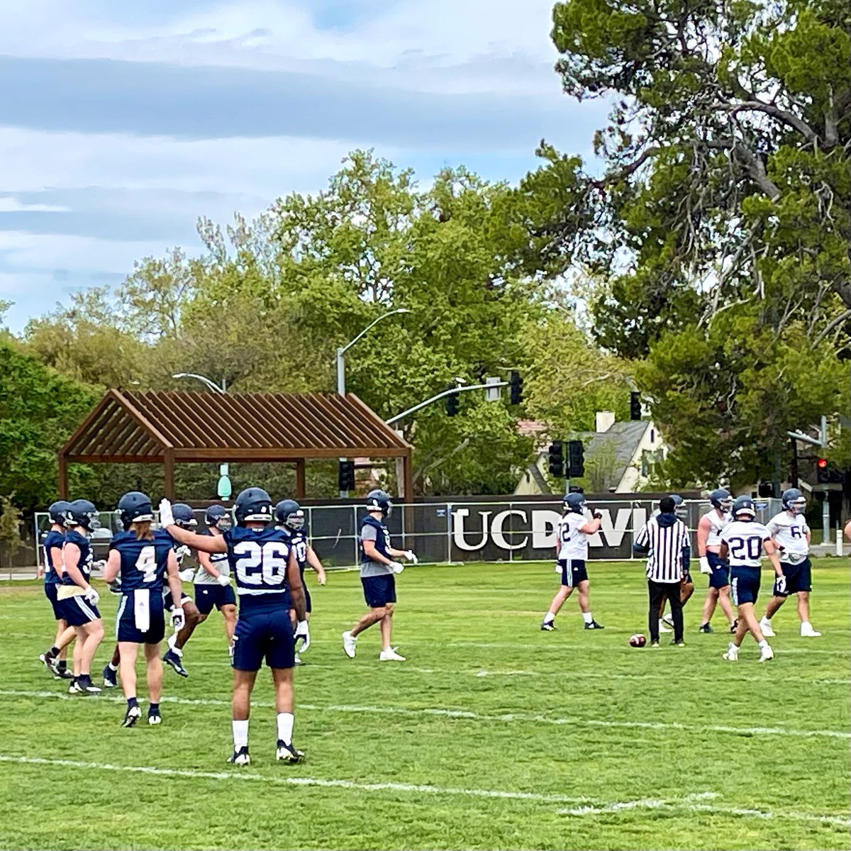 RockoDeLuca_AD's tweet photo. .@CoachHawkinsUCD refers to “1,000 invisible moments” that determine championship programs. Walter w/ equipment was reviewing @UCDfootball practice plan on bus ride home w/ baseball (2:30am arrival in Davis), started laundry, and was out helping (he’s in ref uni) this morning! https://t.co/byUppxTuD2