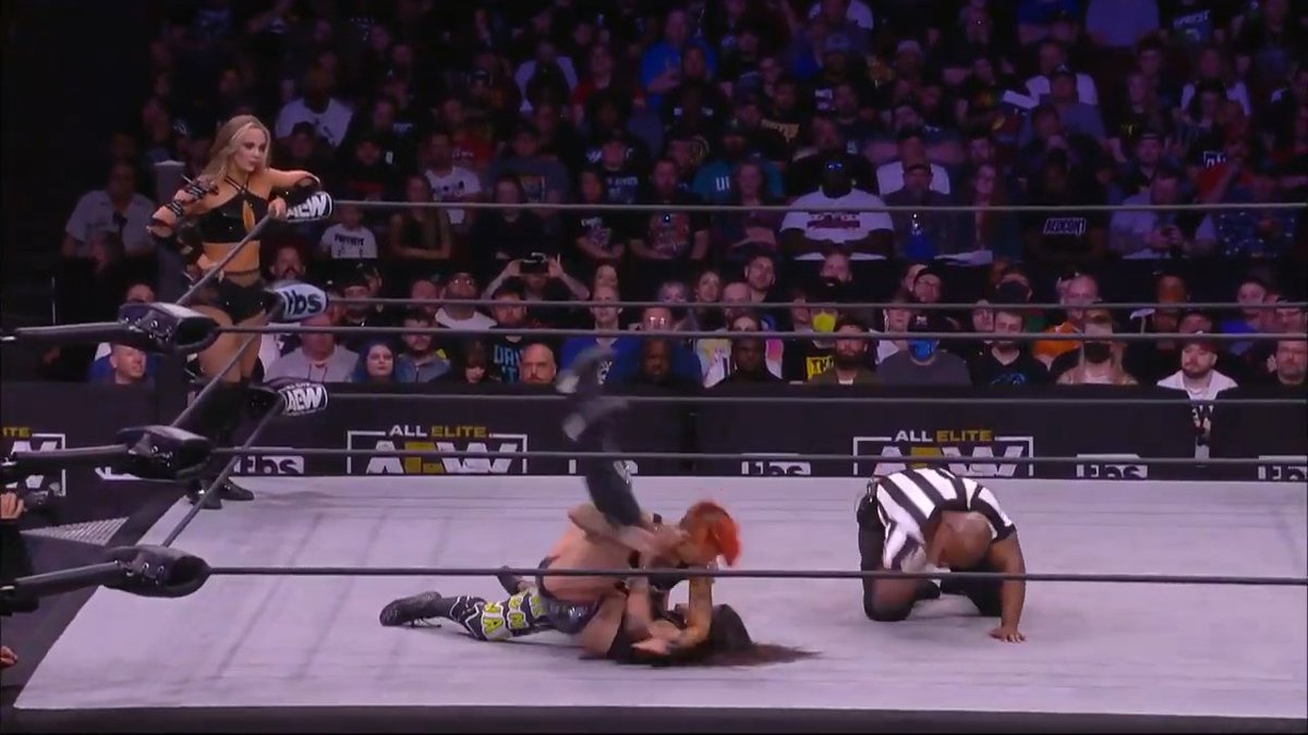 Ms_Bad_Jedi's tweet photo. #RubyJay pick up the win over Diamante and Ashley D'Amboise!
#AEWDarkElevation https://t.co/7bDe51PJ4l