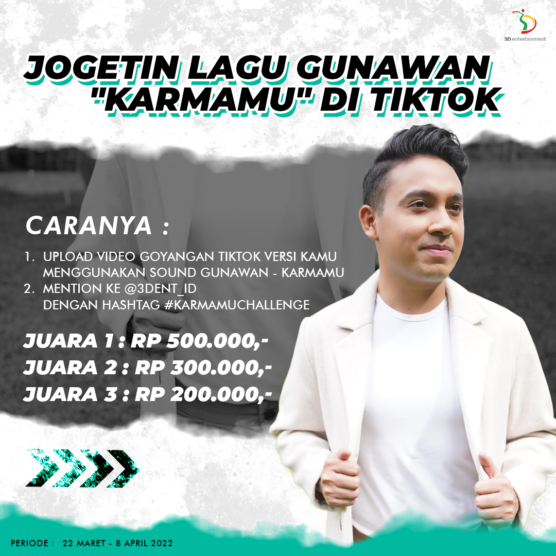 3dent_id's tweet photo. Masa sih kamu ga joget dengerin lagu Gunawan Lida?  Jangan lupa videoin yah dan MENANGIN Ratusan Ribu Rupiah!! 🤑🤑🤑 Klik disini https://t.co/SZjvphIhhx #karmamuchallenge https://t.co/5NQpLvmVCE