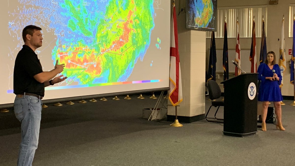 CDPfema's tweet photo. FEMA’s Center for Domestic Preparedness kicked off its annual Hurricane Theme Week today on its campus in Anniston, Alabama.
Highlighting opening day was a lecture by local meteorologists.
Read more: https://t.co/epGF6Uo8wF
#FEMATraining #Preparedness https://t.co/SG5M2QL5e9 https://t.co/eIhpJCmPup