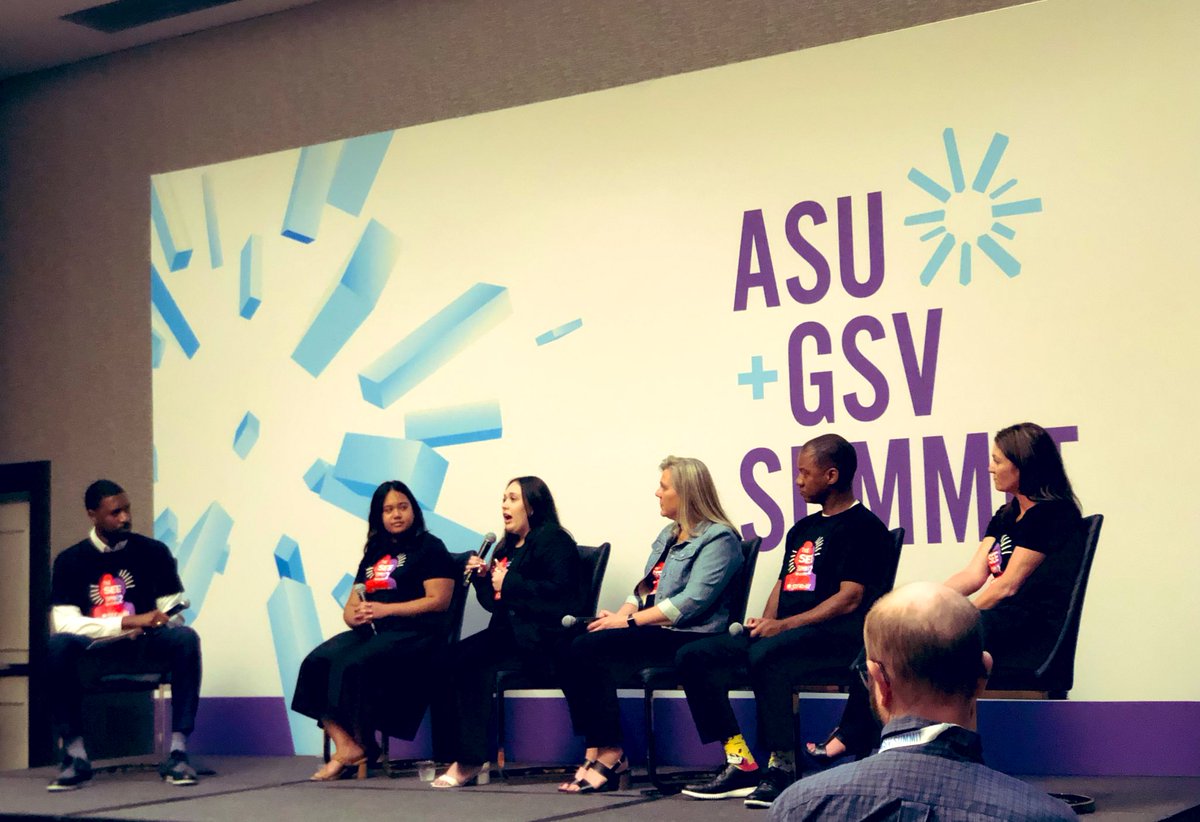 “The future looks different and it is student-led” — Wonderful and inspiring conversation about student voice at #ASUGSV