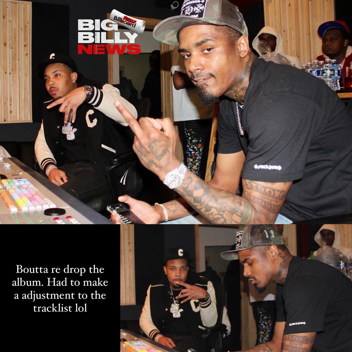 wearebillboard's tweet photo. Looks Like #LeafWard Locked In That #GHerbo Feature & He's Putting It On The Upcoming Album ๐ฅ Who's Verse Do Yall Think Will Be Hotter ? ๐ https://t.co/ZXXMw5Fkfb