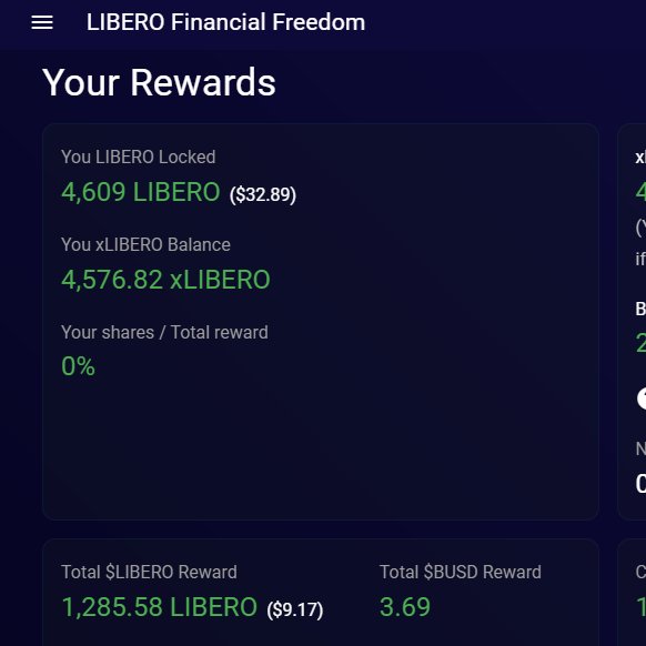 abillioneirs's tweet photo. @LiberoFinancial I LOCK my LIBERO 4,609 for 4 years, total reward 12,87$ in 22 days
I invite all of you to join LIBERO its real.
@jayz_san @GhostsMediaSafu @AmanSyrlybai @AndrejKoval14 @donald_576 @crazyrich_idn @AkhunTjin https://t.co/FVrNBXMcUl