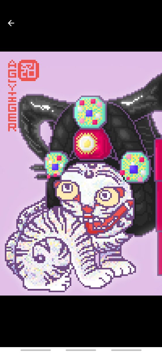 I have listed the Aglytiger Epic. Please show a lot of interest❤

#NFTCommunity #NFT #nftkorea #opensea #OpenSeaNFT #nftcollector #NFTCollection #nftart #knft #NFTdrop #nftartgallery #pixelart #aglytiger

Opensea❤
opensea.io/collection/agl…
Homepage❤
aglytiger.modoo.at