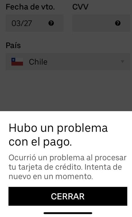 soffia_pablo's tweet photo. @Uber_Chile Hola, no podemos agregar método de pago, las tarjetas están perfecto, algo pasa con la app https://t.co/ld9oDhLa8E