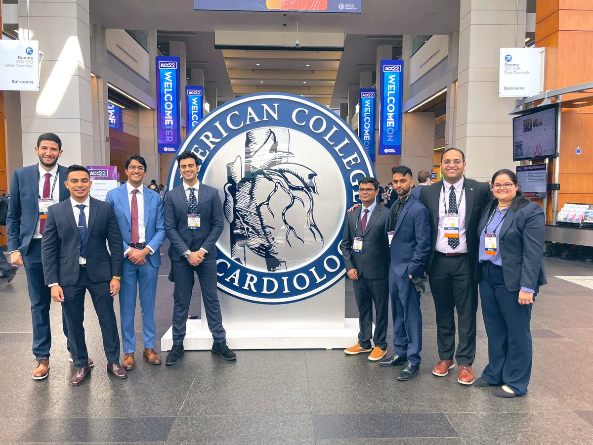 Glad we’re finally back in person at #ACC22 and presenting some great cases! Had a wonderful weekend with my fellow FAU residents and fellows! ❤️🫀<a href="/ACCinTouch/">American College of Cardiology</a> <a href="/FAUmedIM/">FAUmedIM</a> <a href="/FAUmedCVD/">FAUmedCVD</a>