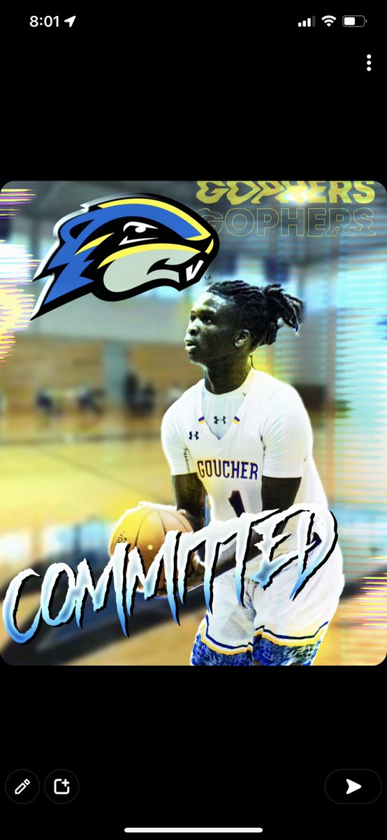 Private Prayers Turned into Public Blessings 🙏🏿….#Committed @Goucher_MBB @CoachJones_WMBB