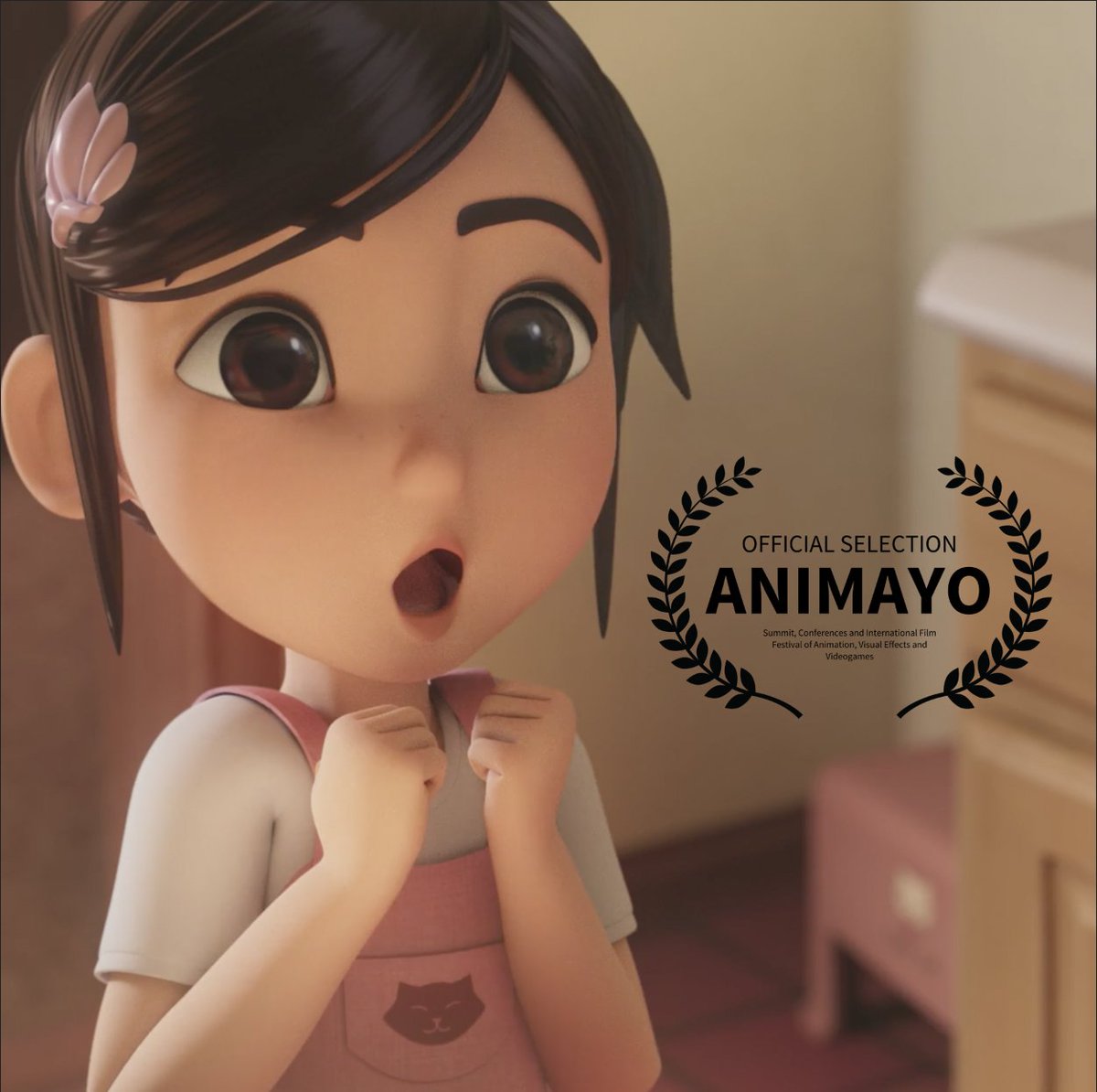 LetsEat_Short's tweet photo. Let’s Eat is coming back to film festivals! @FestivalAnimayo 2022 is the next stop on our journey &amp; we couldn’t be more excited to share our film with another audience
#animation #shortfilm #cgi #animatedshort #film #asianamerican #representation #womeninanimation #filmfestival https://t.co/lUOBX2N6wx