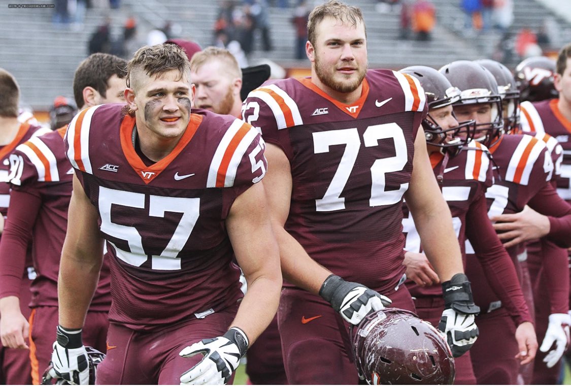 72austinbarrett's tweet photo. BLESSED to receive my 14th offer from VIRGINIA TECH! @CoachJoeRudolph @EDGYTIM @AllenTrieu @PrepRedzoneIL https://t.co/TA8vsVI4go