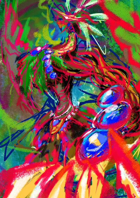 ブラキオ龍樹
#デュエマ #デュエルマスターズ #イラスト #ファンアート 