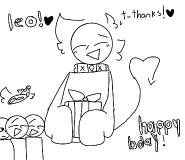 EncoreEteled's tweet photo. HAPPY BDAY LEO!💙💙💙
also sry i lost progress on the colored one and didn't have time to color it because its almost the end of leo's bday... Sry..
#happybdayleo💙 https://t.co/OQNjOIk1KG