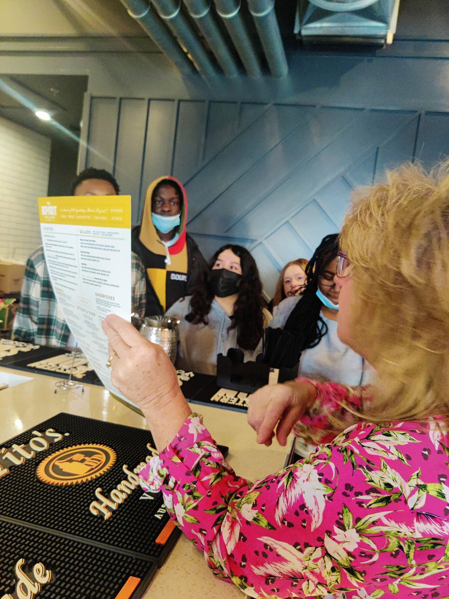 BrannanFACS's tweet photo. Culinary &amp; Hospitality Management students had a wonderful field trip to The Bryant. They were able to tour the restaurant, learned the ins &amp; outs, talk with the chef and reinforce their ServSafe knowledge. Wonderful hospitality &amp; VERY CLEAN restaurant front &amp; back..@jhsfacs https://t.co/8YovW20KCf