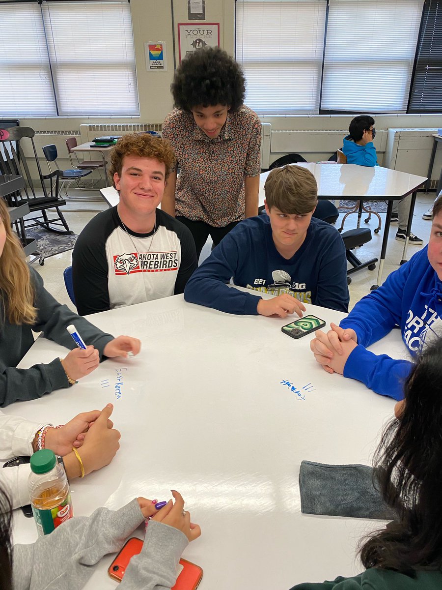 ehenderson_SS's tweet photo. World History students recently got to play a brinkmanship game to supplement what they learned about the Cuban Missile Crisis! They got to experience being the leader that has to choose to risk or concede when on the verge of war. https://t.co/9pNVbhge9V