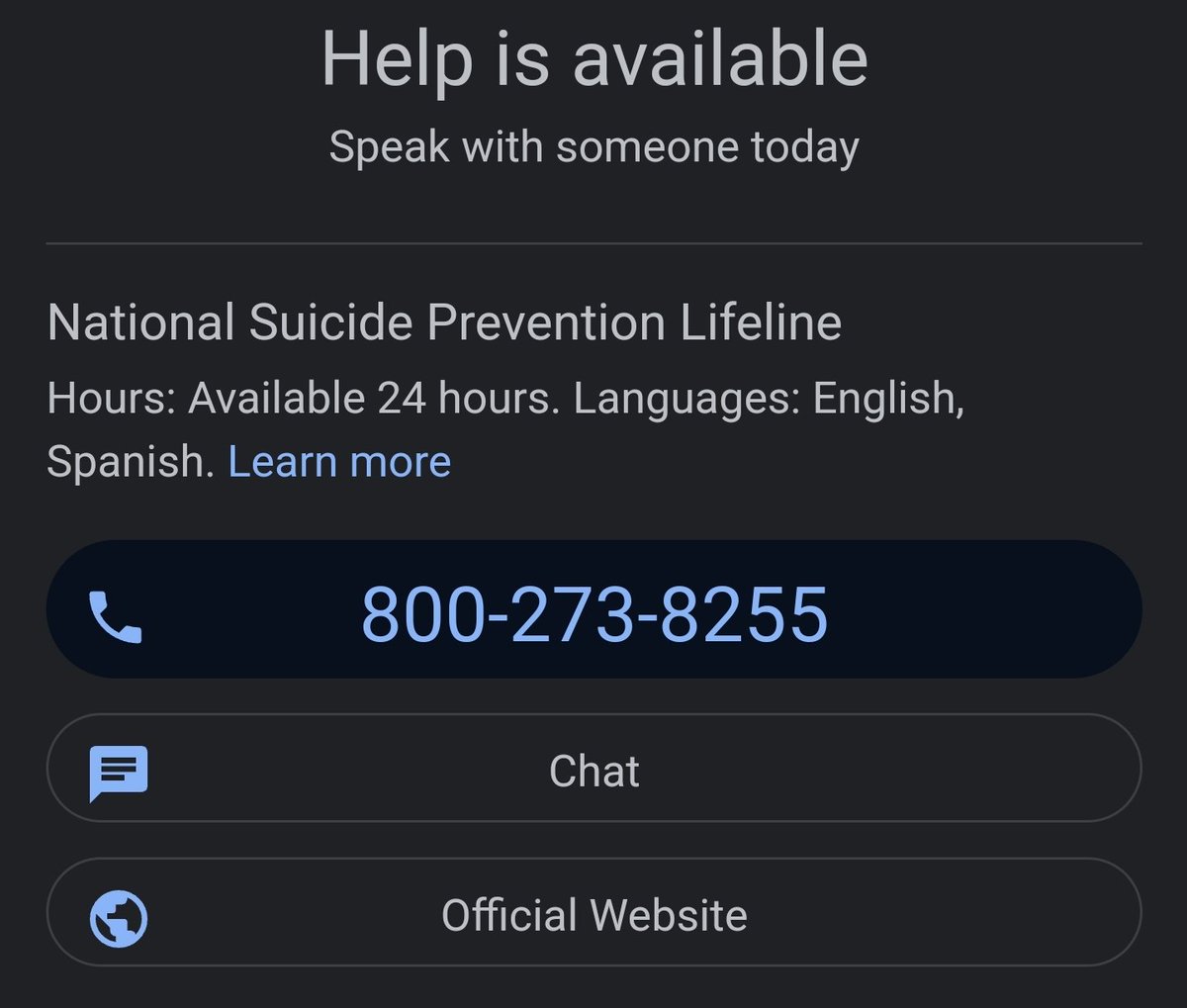 ASo1omons's tweet photo. Reach out.

Whether it's to your friends, coworkers, family, or here.

I'll take a long night over the alternative everytime. https://t.co/LNbwGvbacS