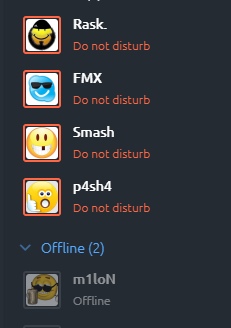 New team avatars 😎🤙
<a href="/m1loNN/">m1loN</a> <a href="/SmashByAsh/">SmashByAsh 🚀</a> <a href="/p4sh4_/">p4sh4</a> <a href="/Rask_R6/">Rask</a>